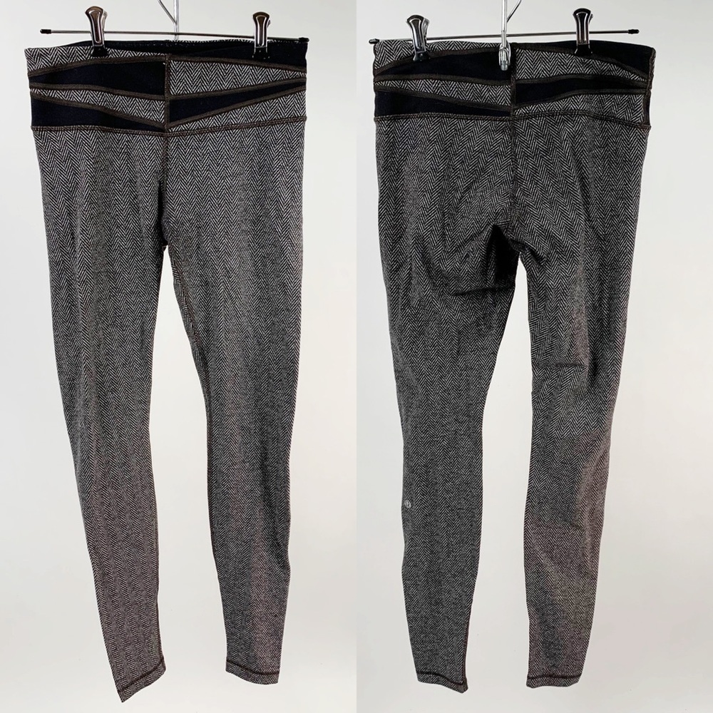 Lululemon Wunder Under Giant Herringbone Black He… - image 2